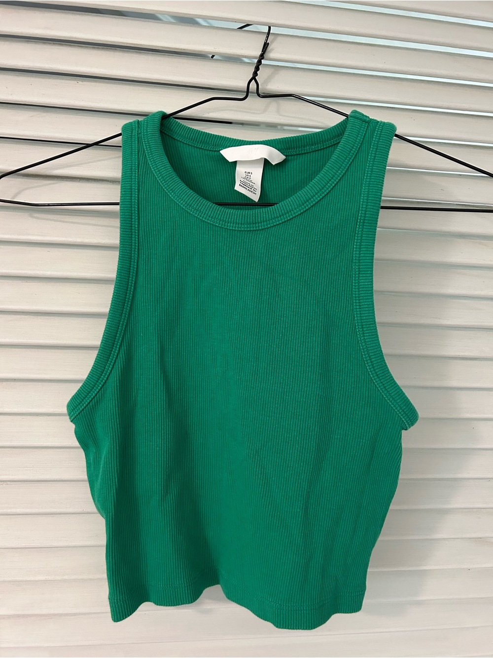 H&M green tank S